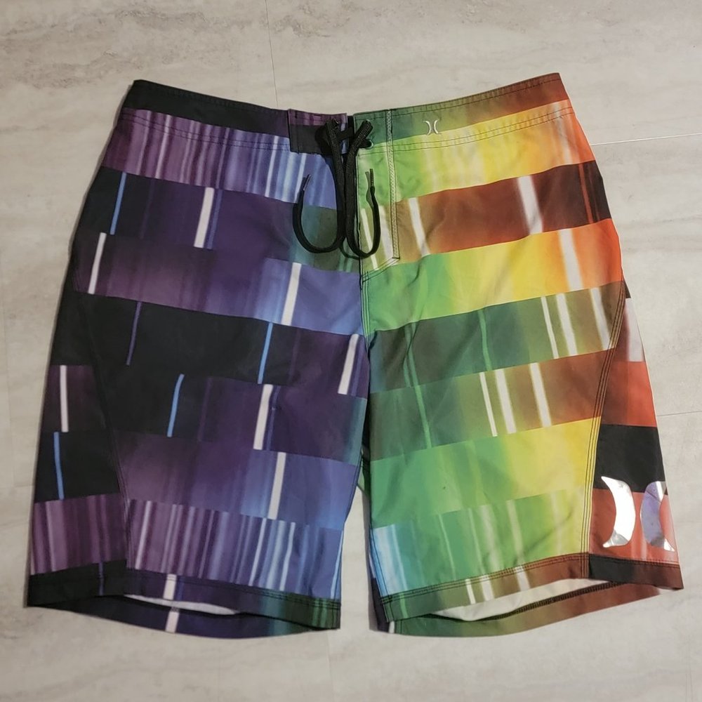Hurley Mens Multi-Colored Phantom Board Short Approx 36-38
